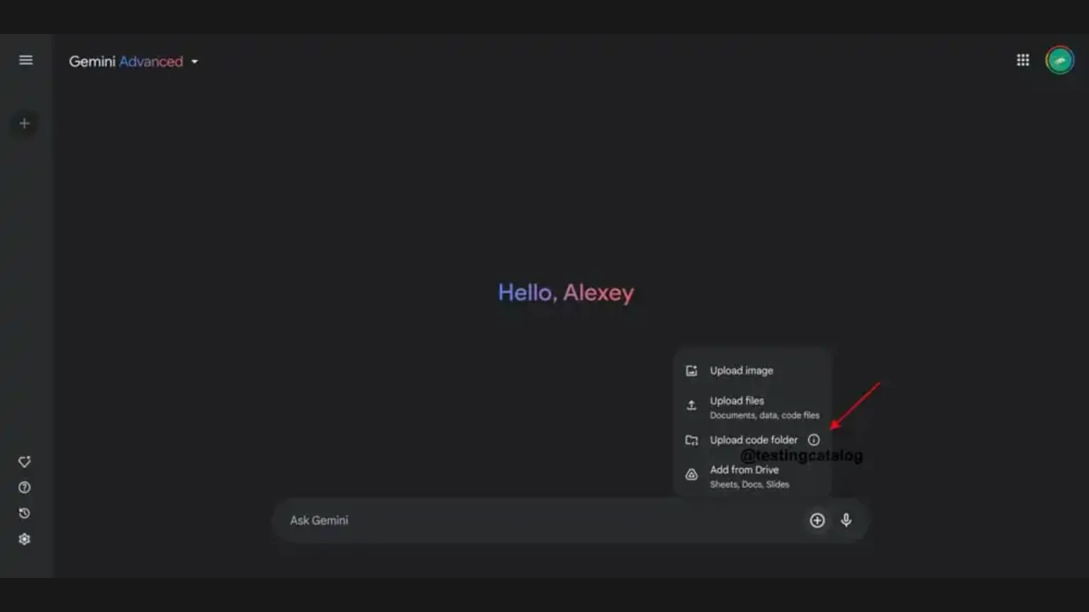 Gemini pode permitir upload de pastas de código para análise em breve 1 Imagem de código para análise Gemini