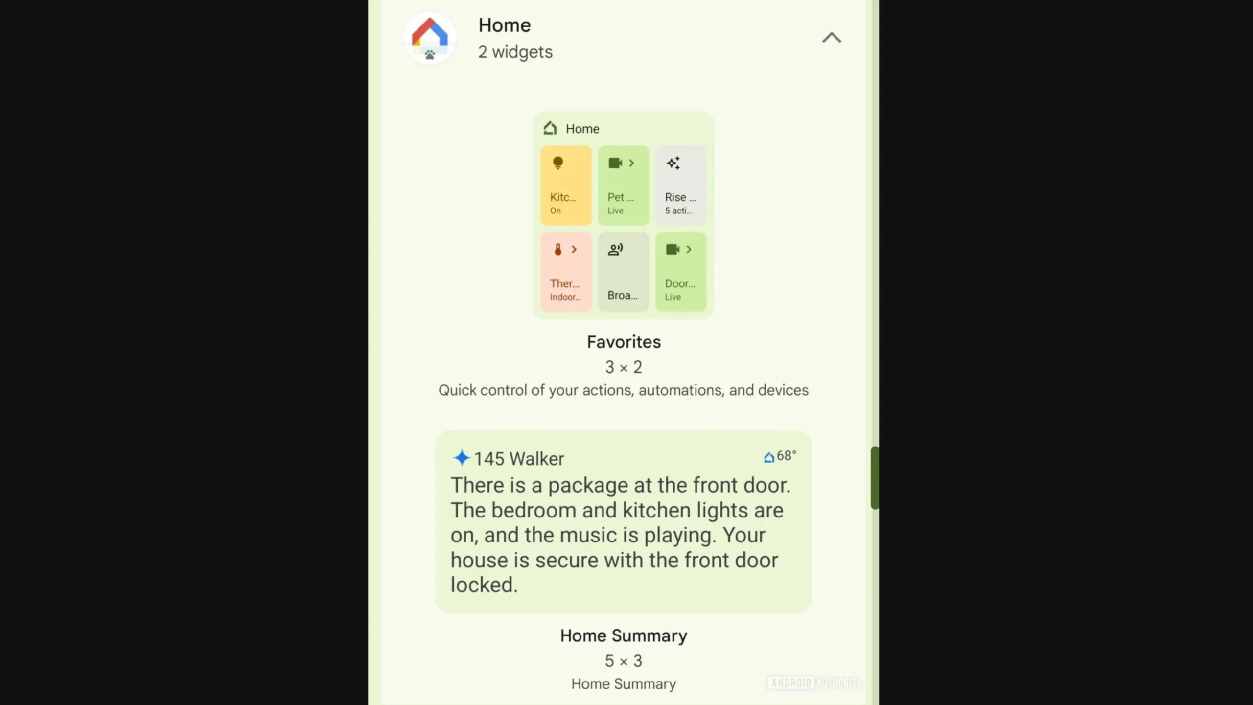 Google planeja novo Widget para resumo inteligente de dispositivos Smart Home 2 Imagem novo widget Google Smart Home