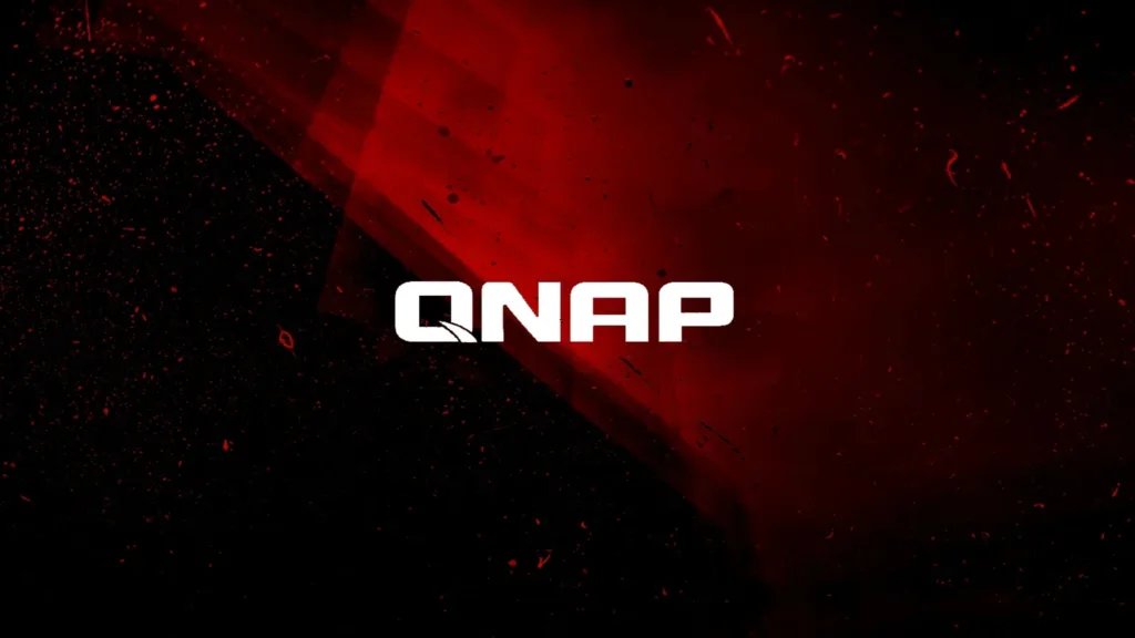 Imagem com a logomarca do QNAP