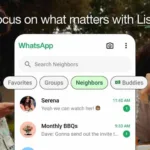 Listas personalizadas de chats do WhatsApp