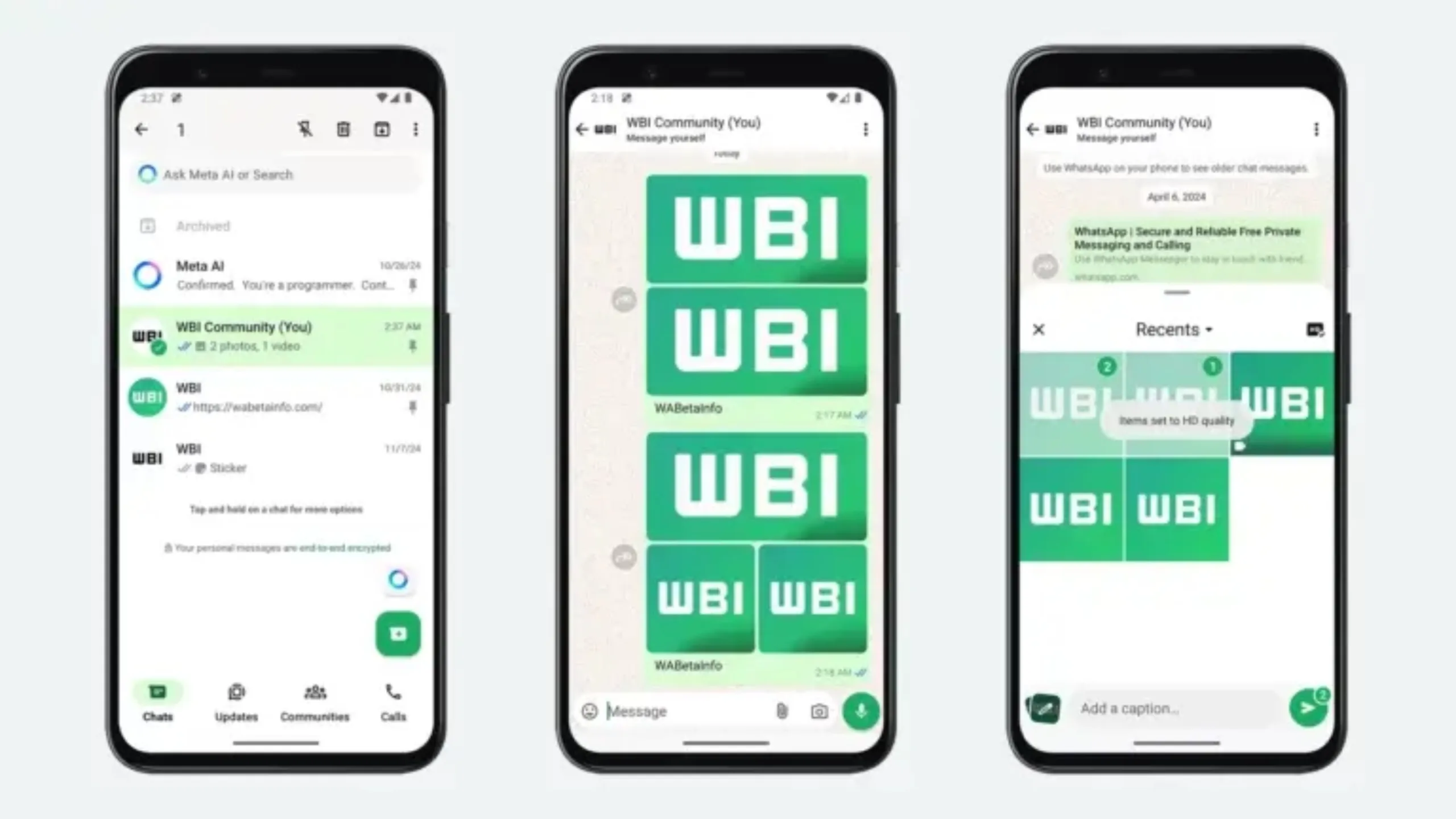 WhatsApp facilita compartilhamento de imagens com nova atualização 2 Imagem de novo recurso do WhatsApp