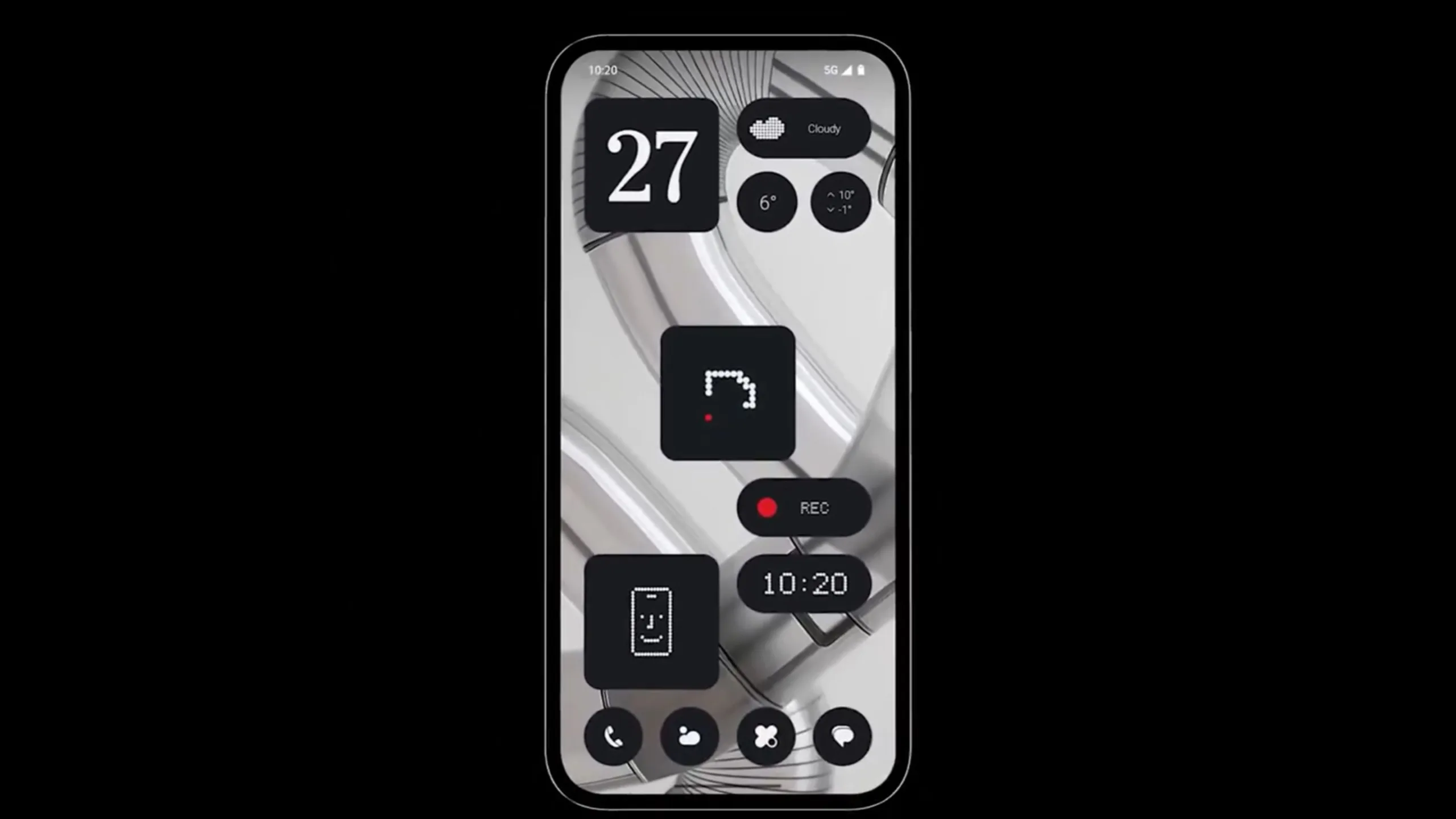 Widget da Nothing traz versão moderna do clássico Snake 2 Snake Widget Nothing