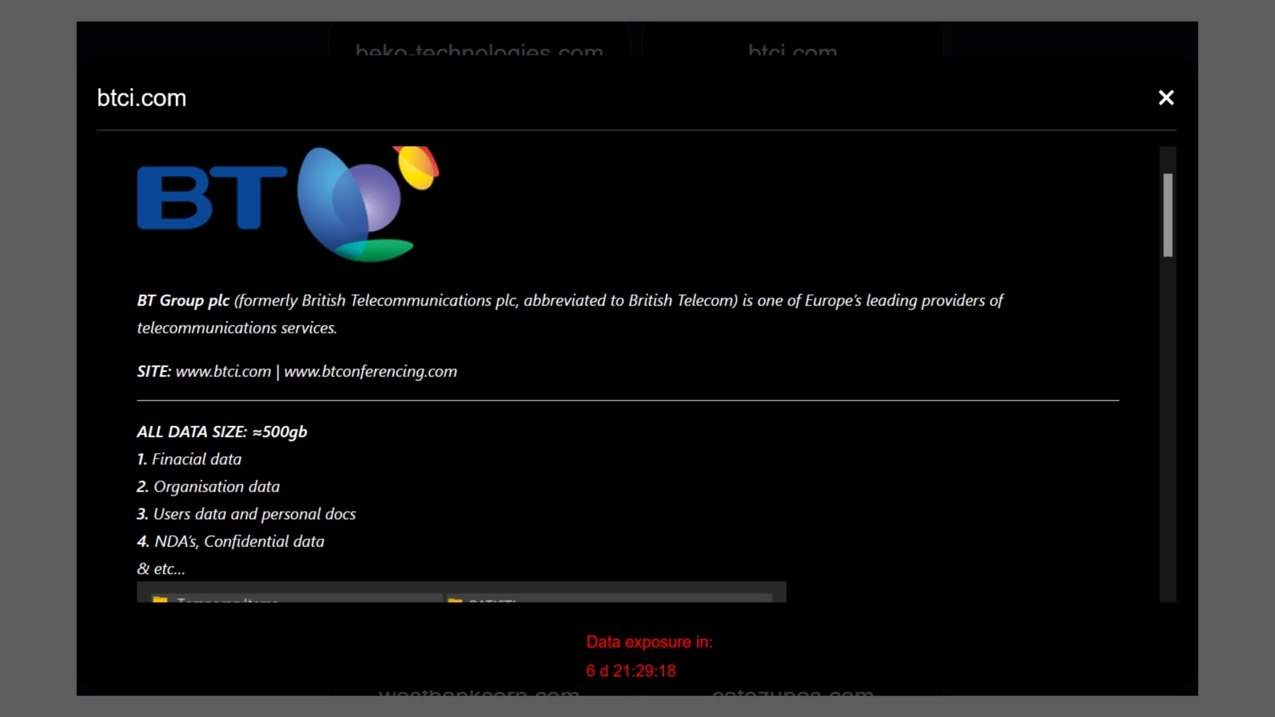Ataque ransomware desativa servidores do BT Group 2 Ataque de ransomware BT Group
