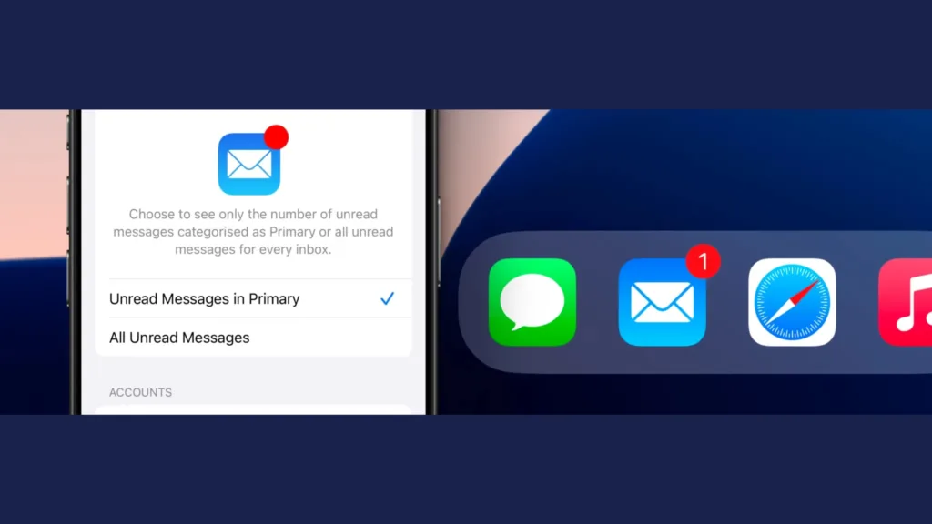 Alterações App Mail iOS 18.2