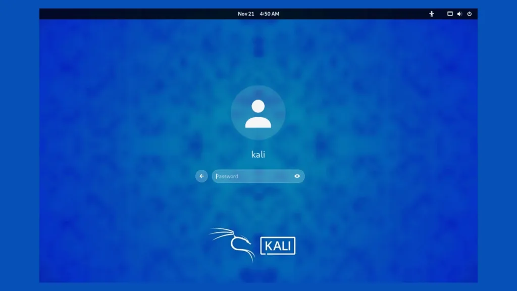 Novo tema de login do Kali Linux 2024.4