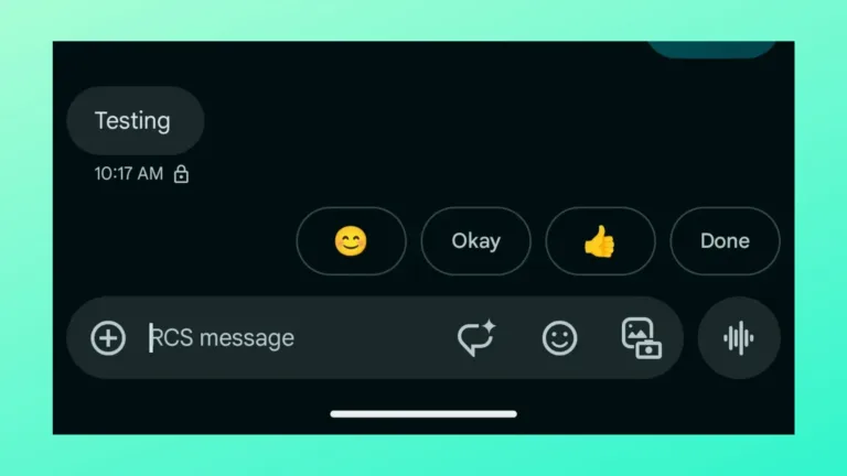 Novo design Google Messages