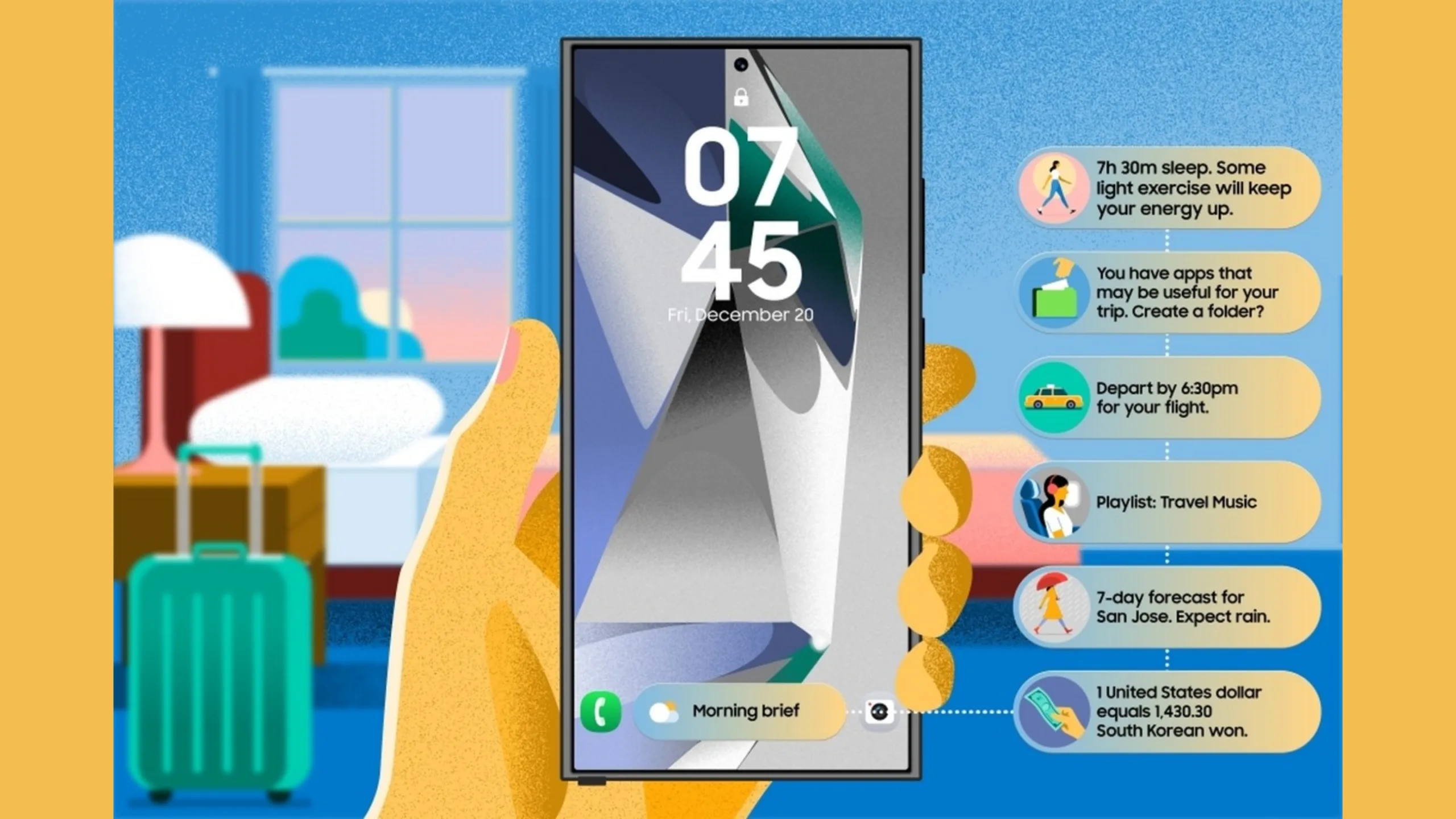 Samsung detalha o Now Bar no One UI 7, sua versão do Dynamic Island 2 Samsung Now Bar