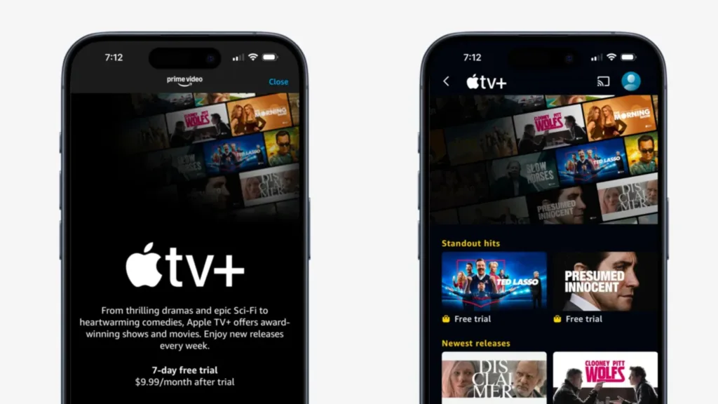 Apple TV+ Prime Video