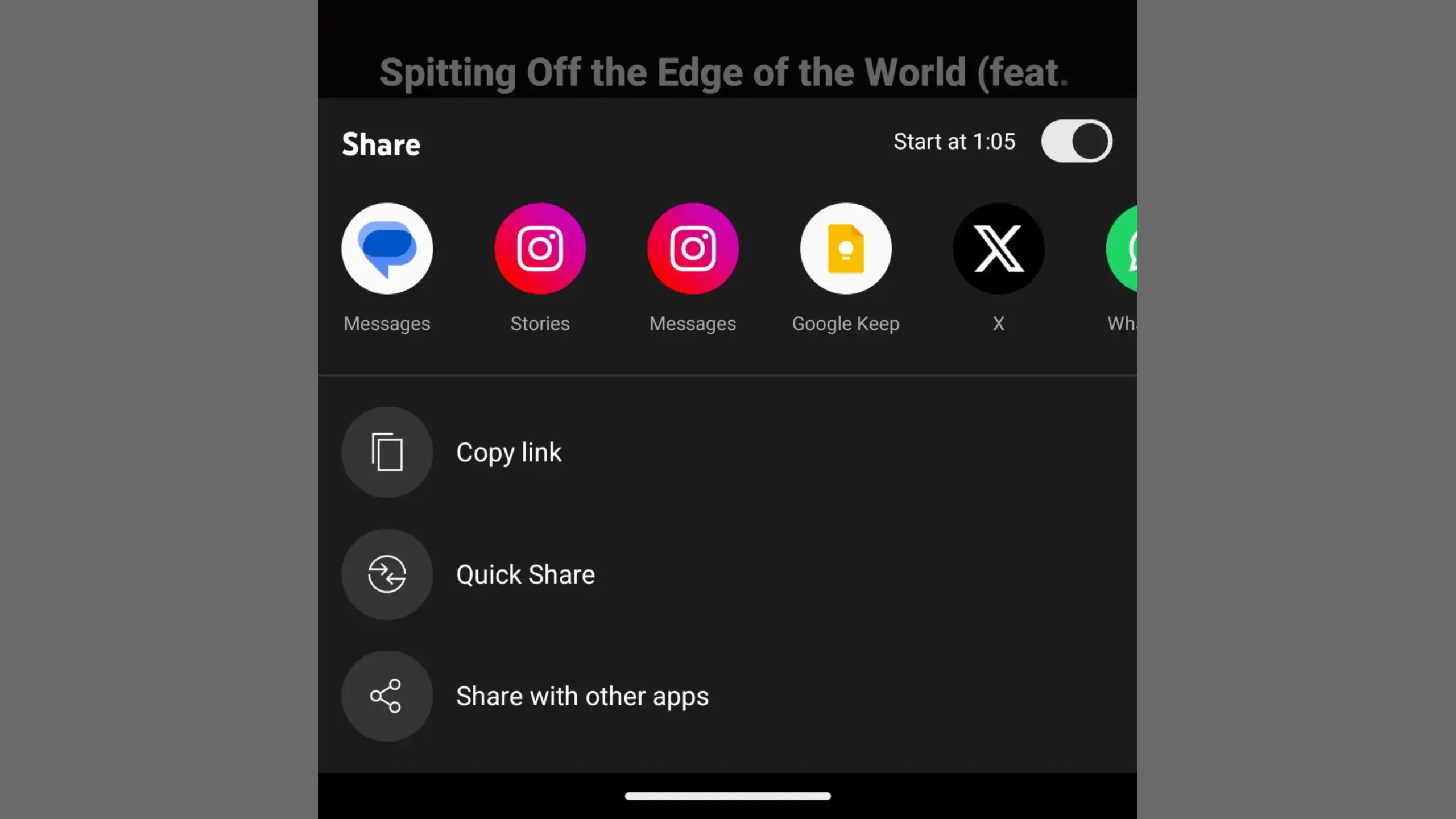 YouTube Music ganha função de carimbo de tempo para compartilhamento 2 Imagem interface YouTube Music