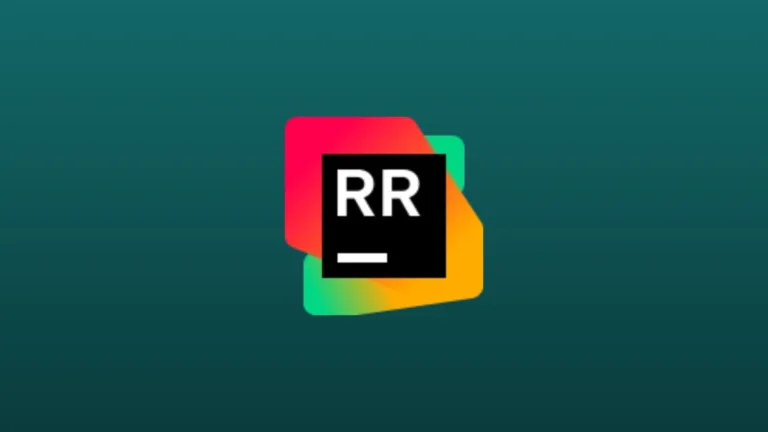 Imagem com a logomarca do RustRover