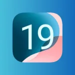 Imagem com a logo do iOS 19