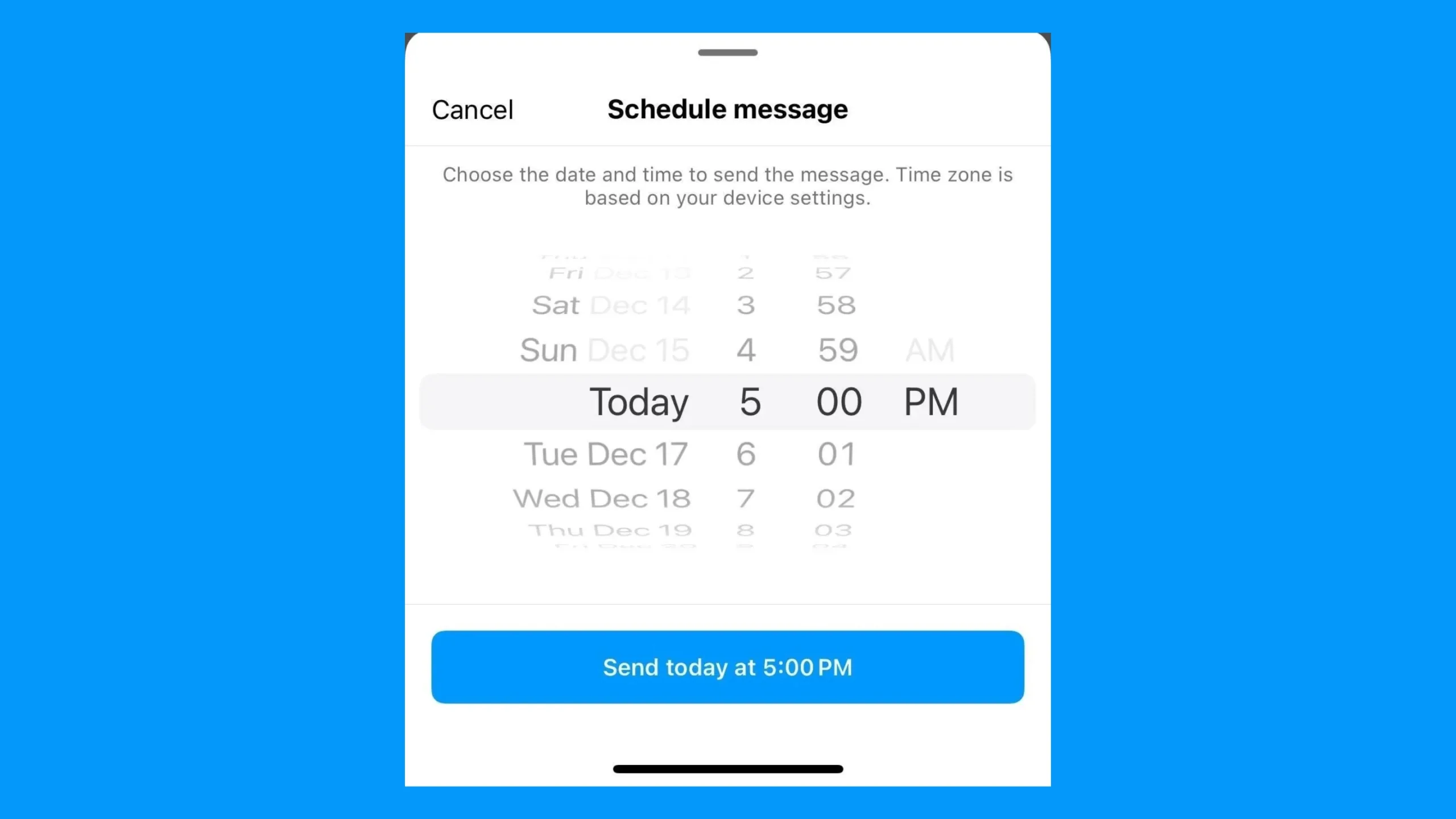 Instagram agora permite agendar mensagens diretas com até 29 dias de antecedência 2 Agendar mensagens diretas no Instagram