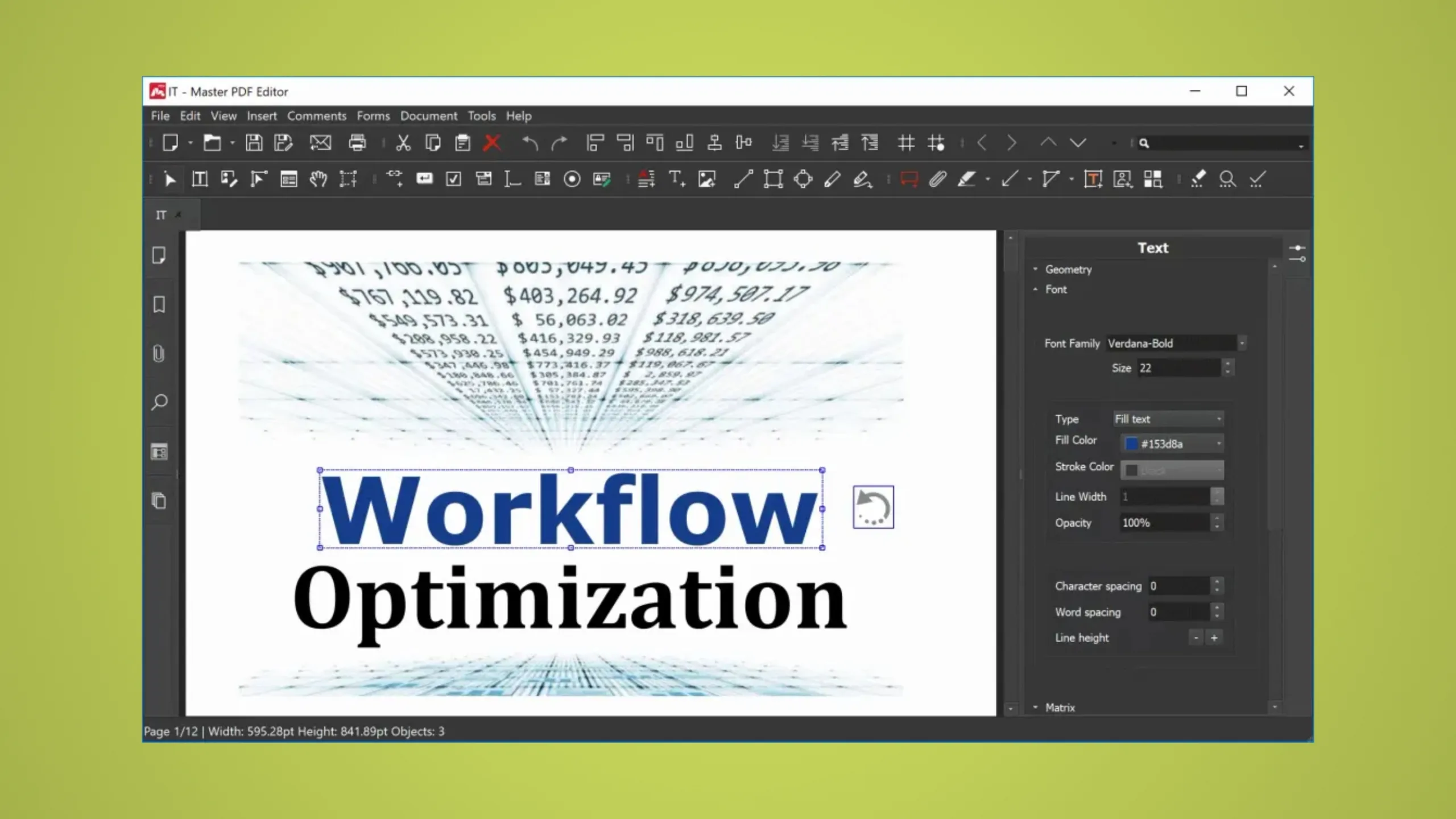 Instale o Master PDF Editor no Ubuntu, Fedora, Debian e outras distribuições Linux com Flatpak 2 Imagem com a interface do Master PDF Editor