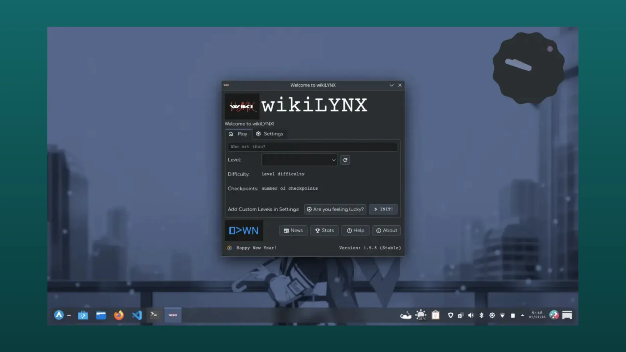 Instale o wikiLYNX no Ubuntu, Fedora, Debian e outras distribuições Linux com Flatpak 2 Imagem com a interface do wikiLYNX