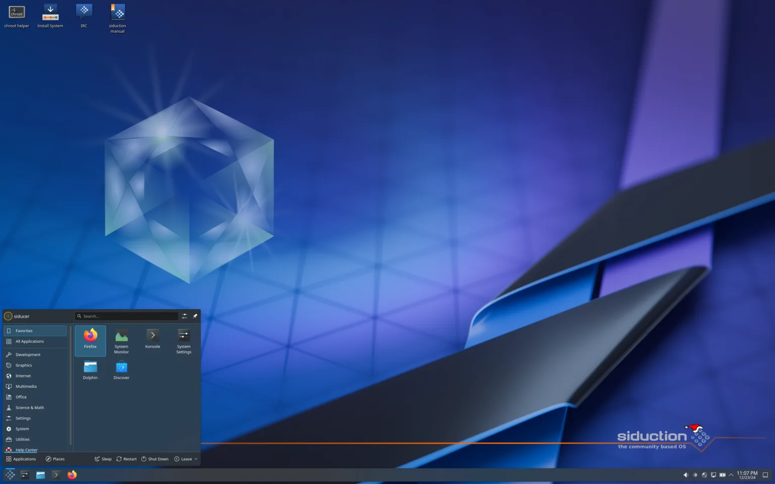 Siduction 2024.1.0 "Shine on…" é lançado com KDE Plasma 6 e mais novidades 1 DjLxVlga siduction