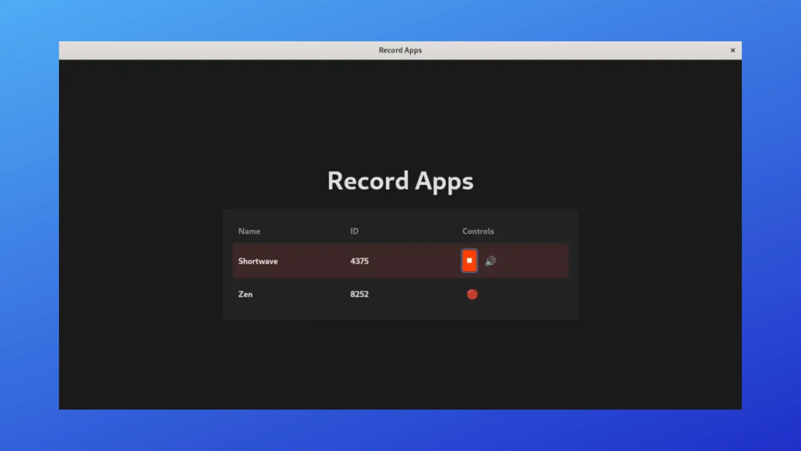 Instale o Record Apps no Ubuntu, Fedora, Debian e outras distribuições Linux com Flatpak 2 Imagem com a interface do Record Apps