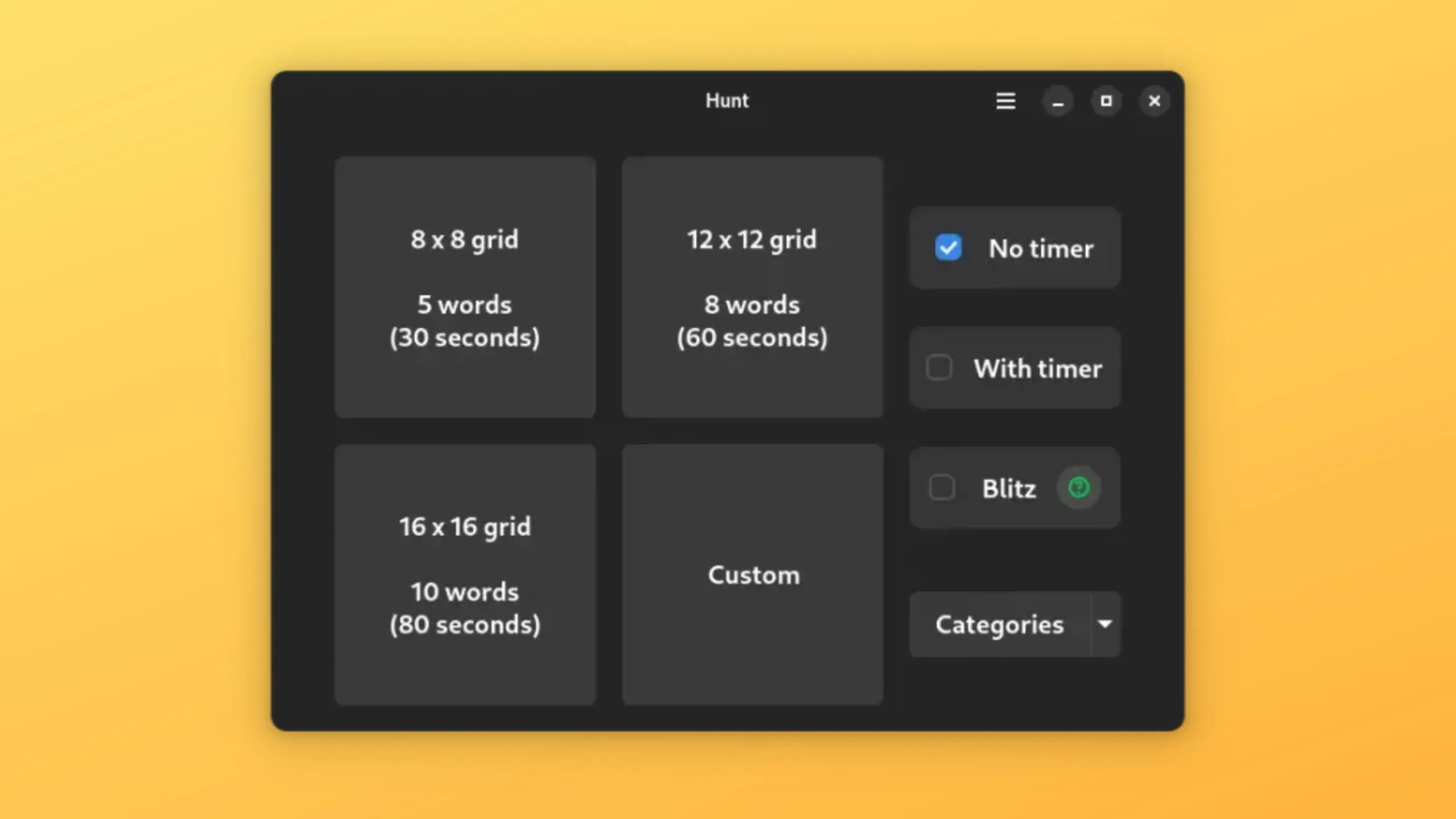 Instale o Hunt no Ubuntu, Fedora, Debian e outras distribuições Linux com Flatpak 2 Imagem com a interface do Hunt