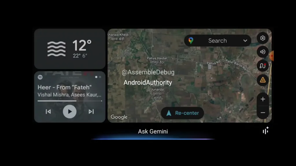 Gemini Android Auto