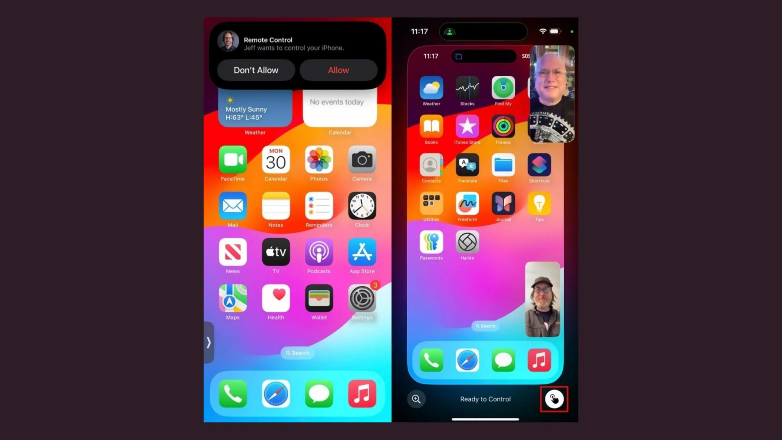 Como controlar o iPhone remotamente da sua mãe com o iOS 18 1 Controle remoto iPhone
