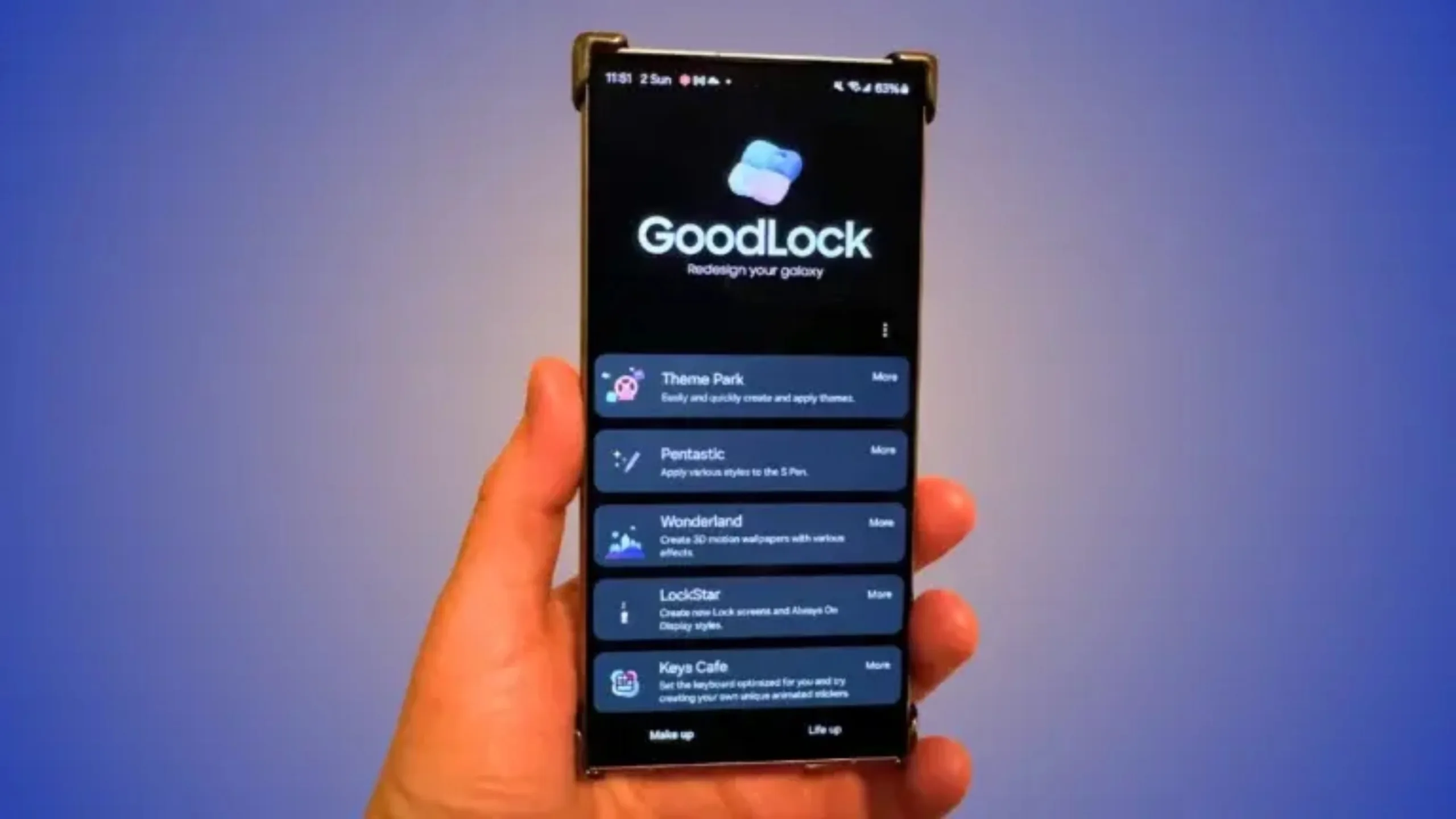 Aplicativo Good Lock