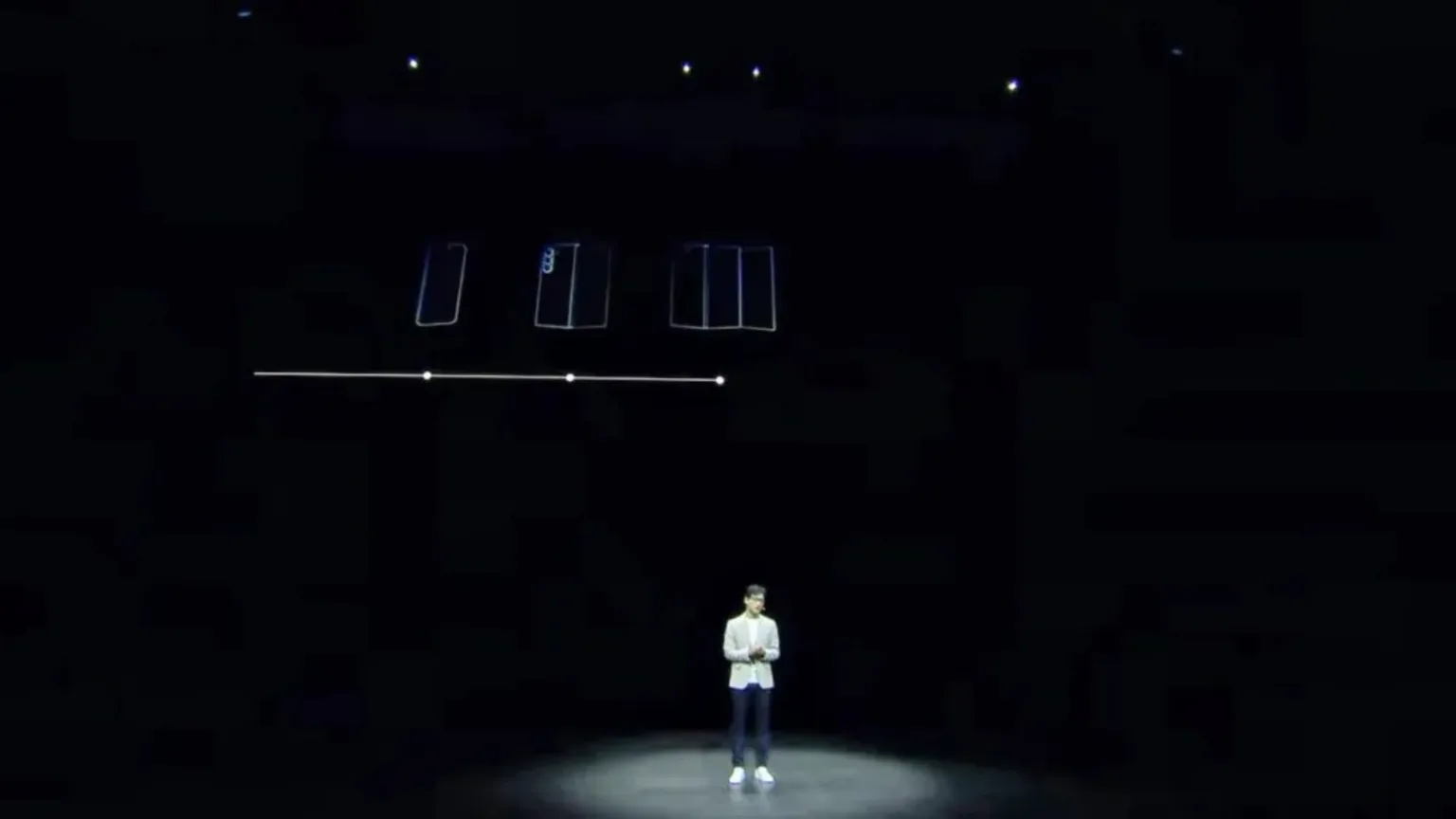 Samsung antecipa telefone dobrável com três telas 1 Samsung telefone dobrável