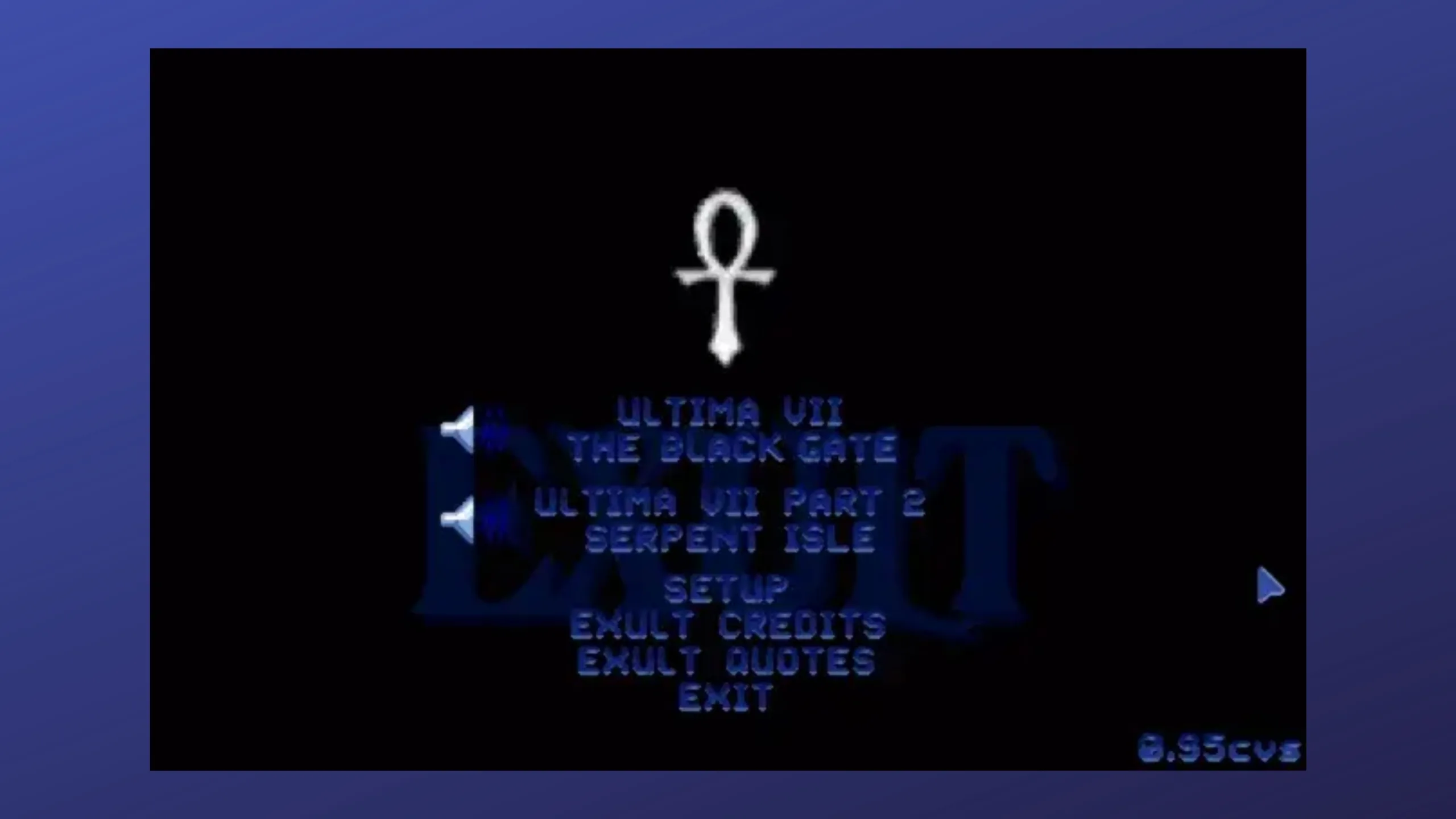 Instale o Exult Ultima VII Engine no Ubuntu, Fedora, Debian e outras distribuições Linux com Flatpak 2 Imagem com a interface do Exult