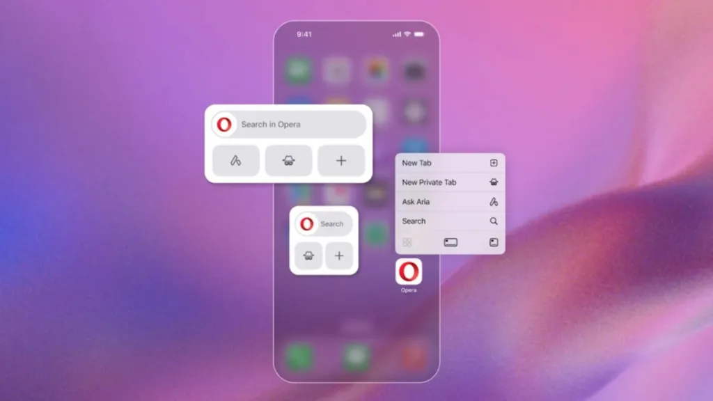 Opera IA iOS