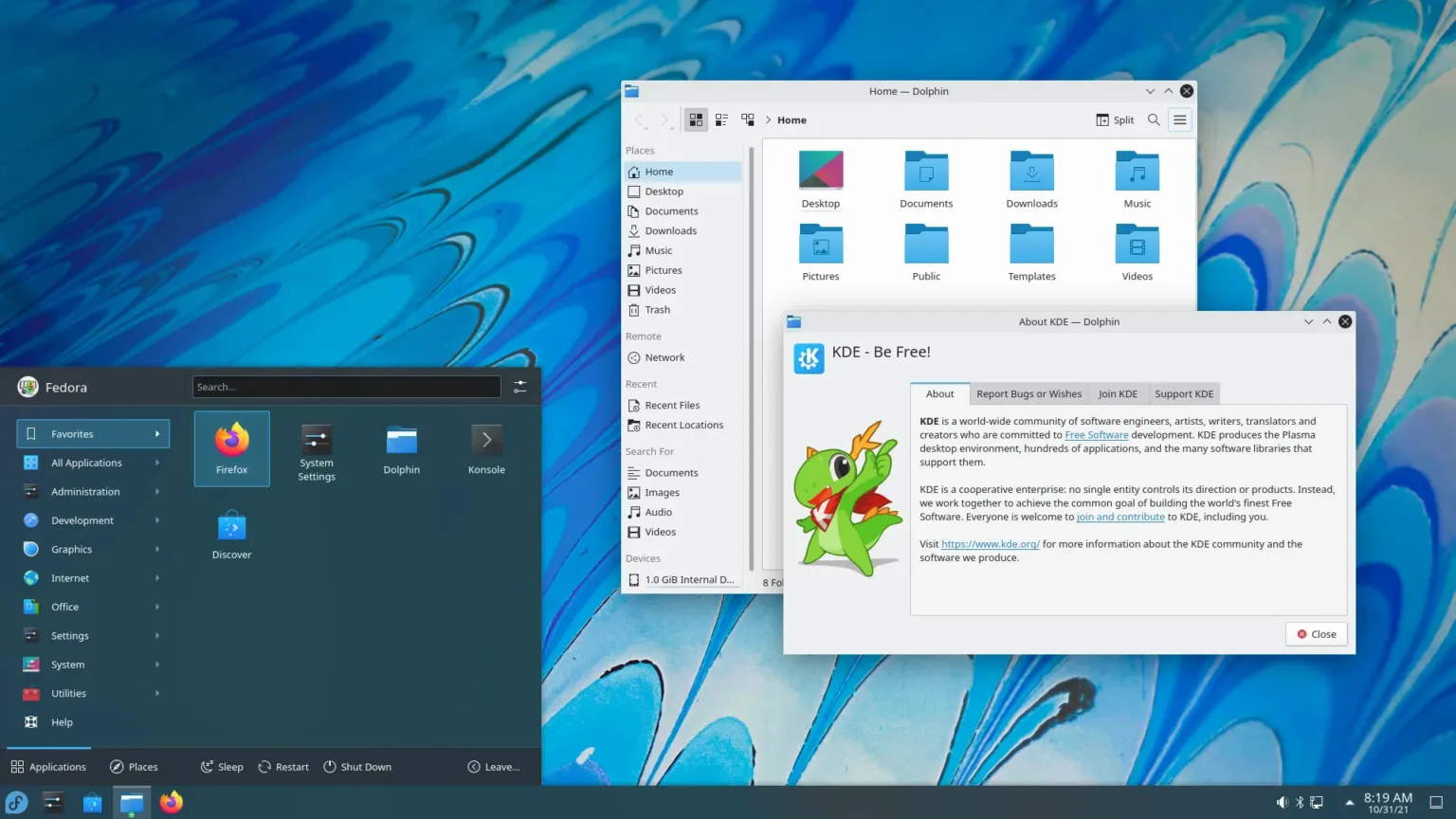 ohZ6Kjls Fedora KDE Plasma
