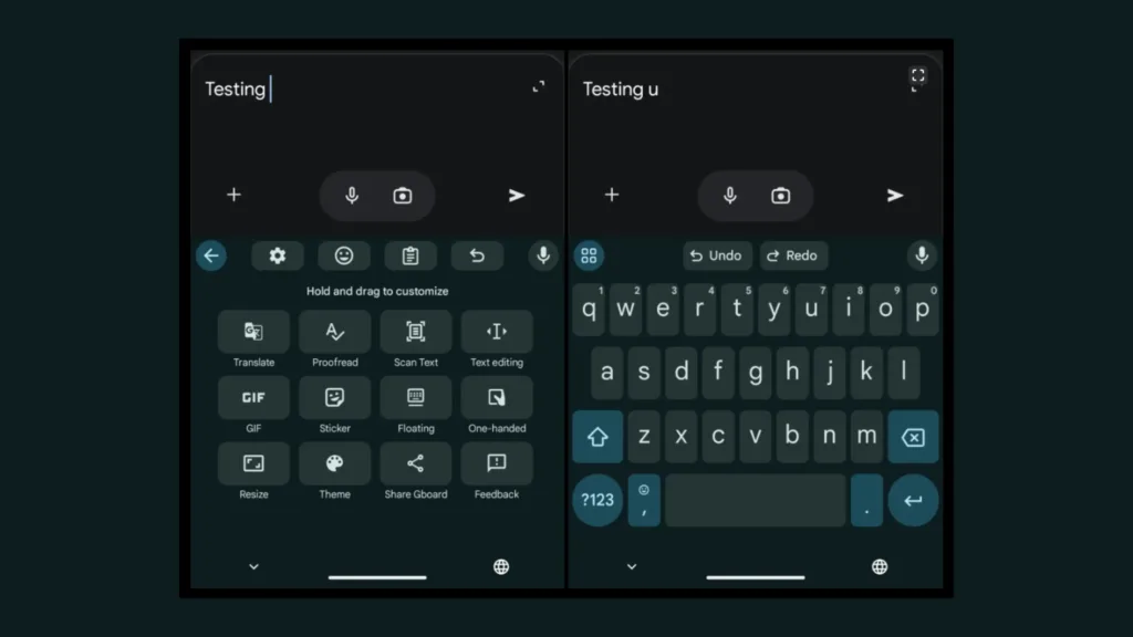 Gboard Android Desfazer