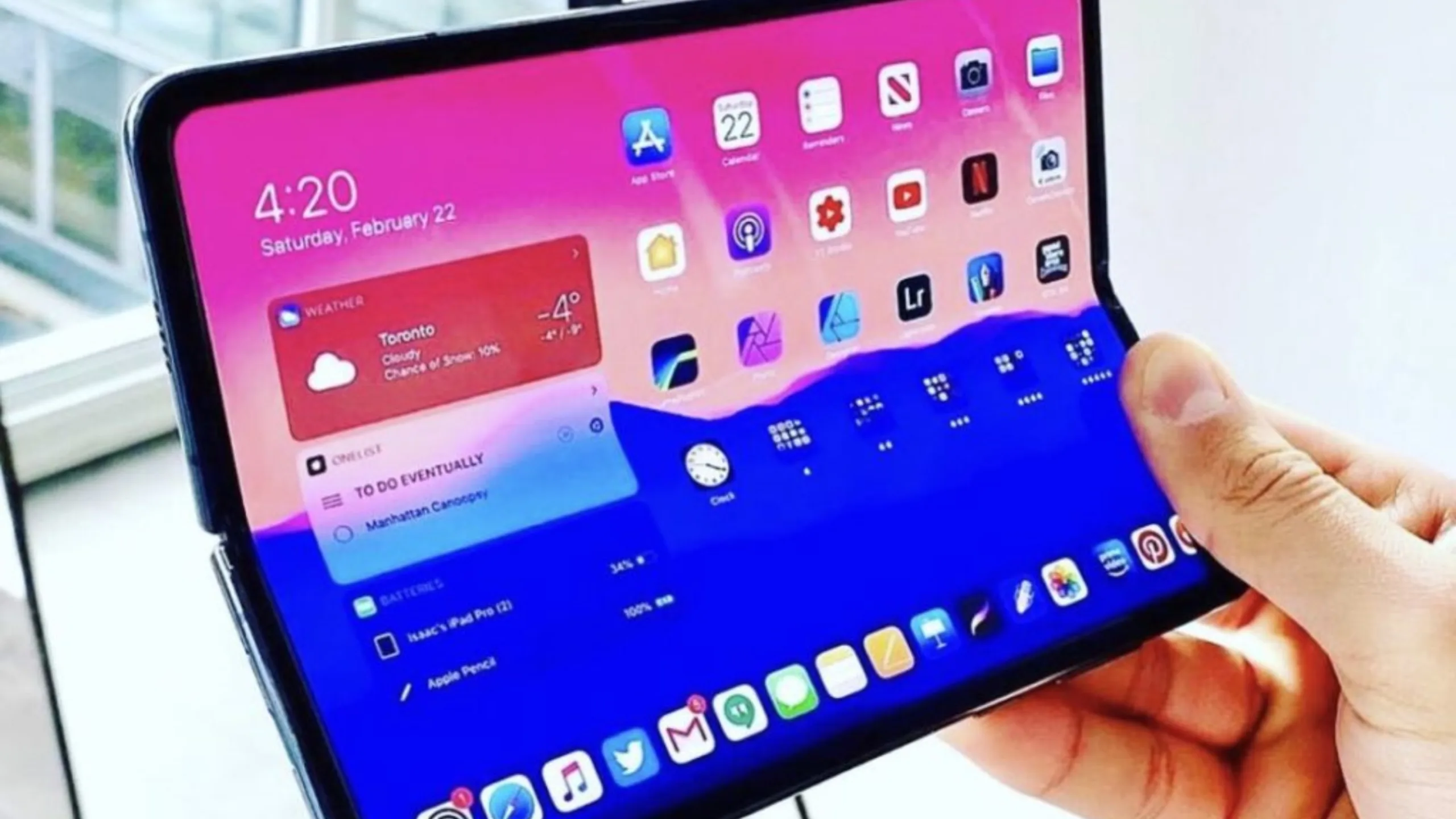 iPhone dobrável da Apple usará tecnologia inédita da Samsung 2 iPhone dobrável
