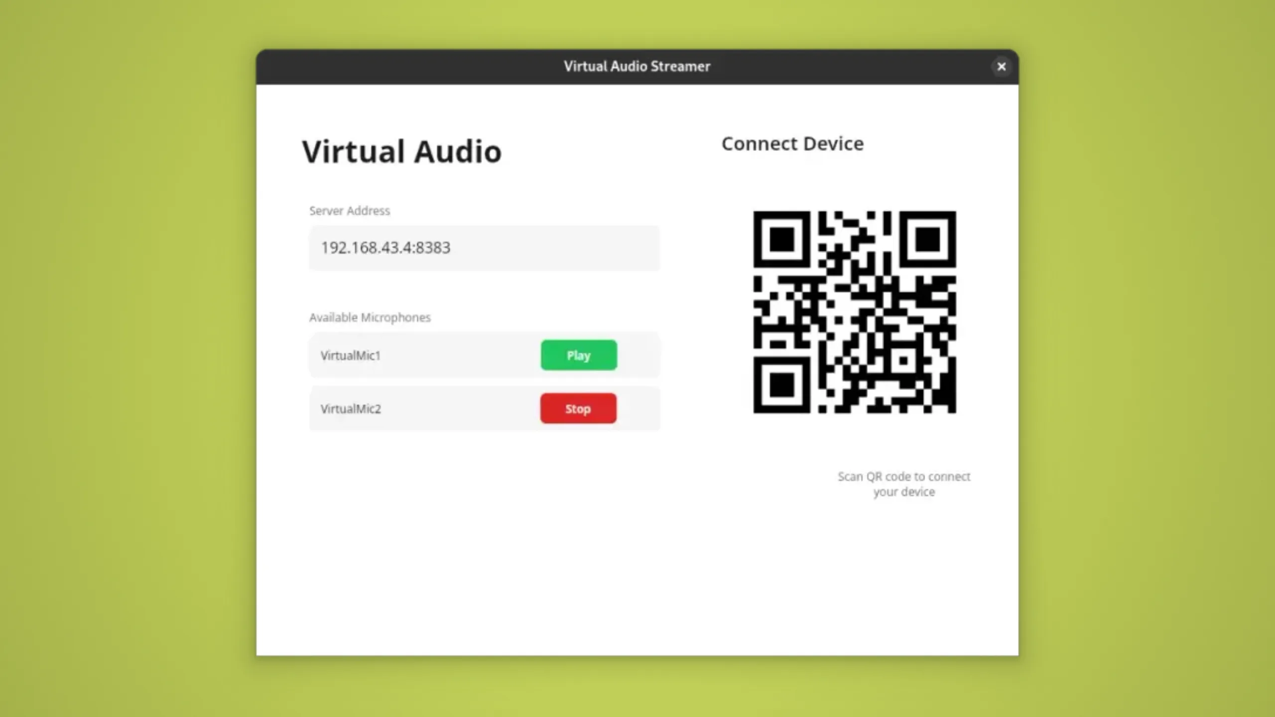 Instale o VirtAudio no Ubuntu, Fedora, Debian e outras distribuições Linux com Flatpak 2 Imagem com a interface do VirtAudio