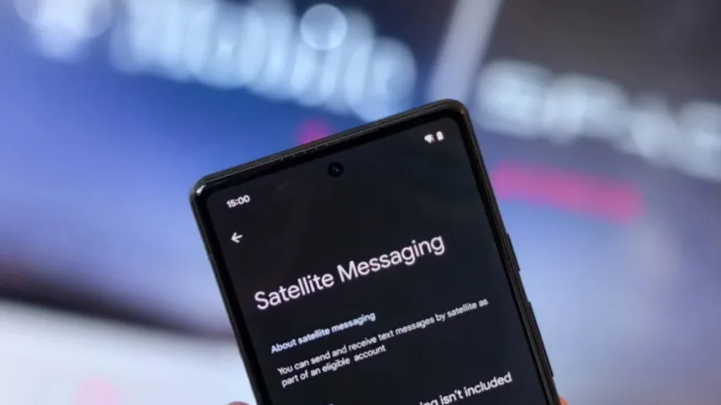 Google SOS satélite Pixel