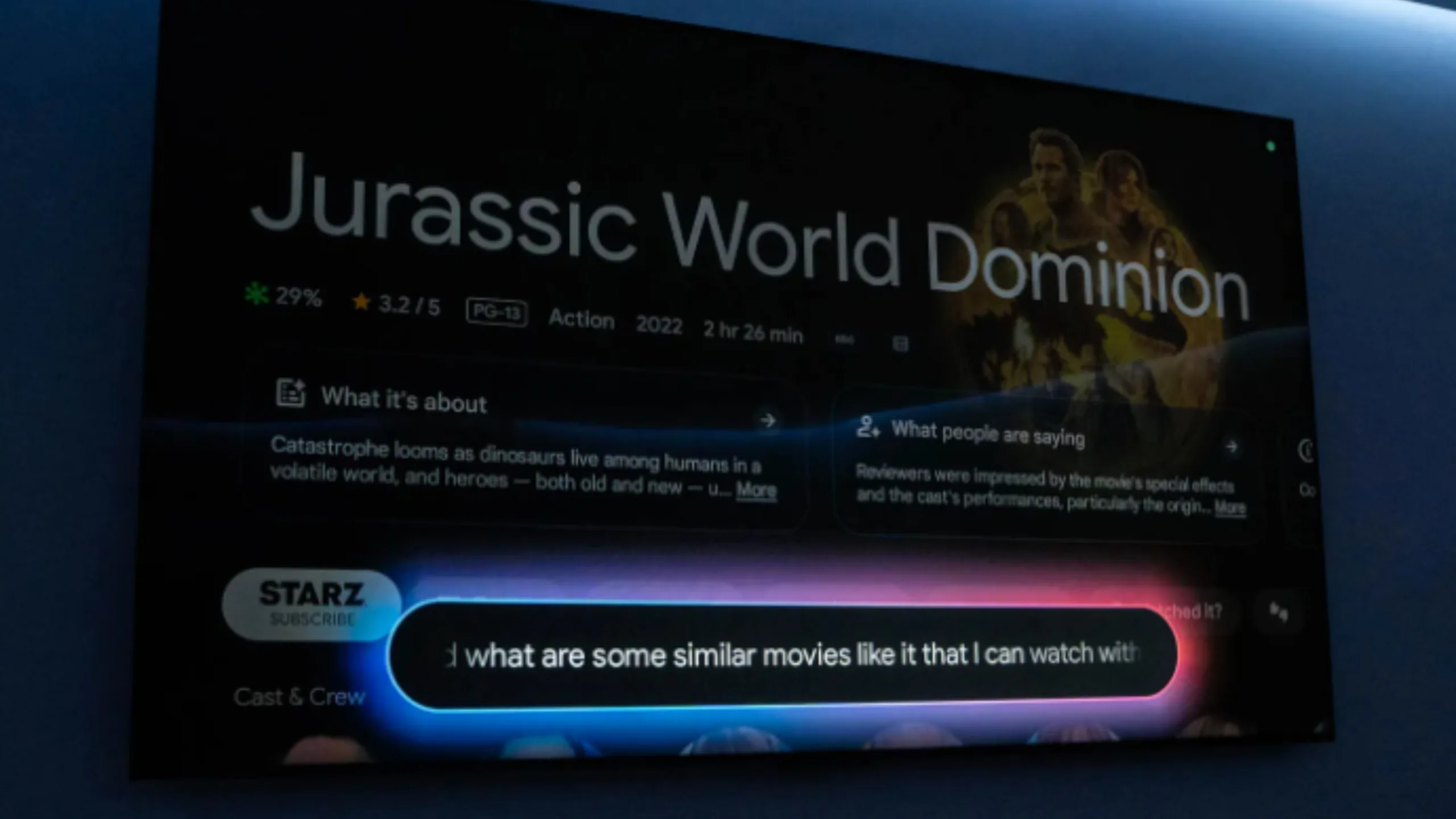 Google TV displays inteligentes