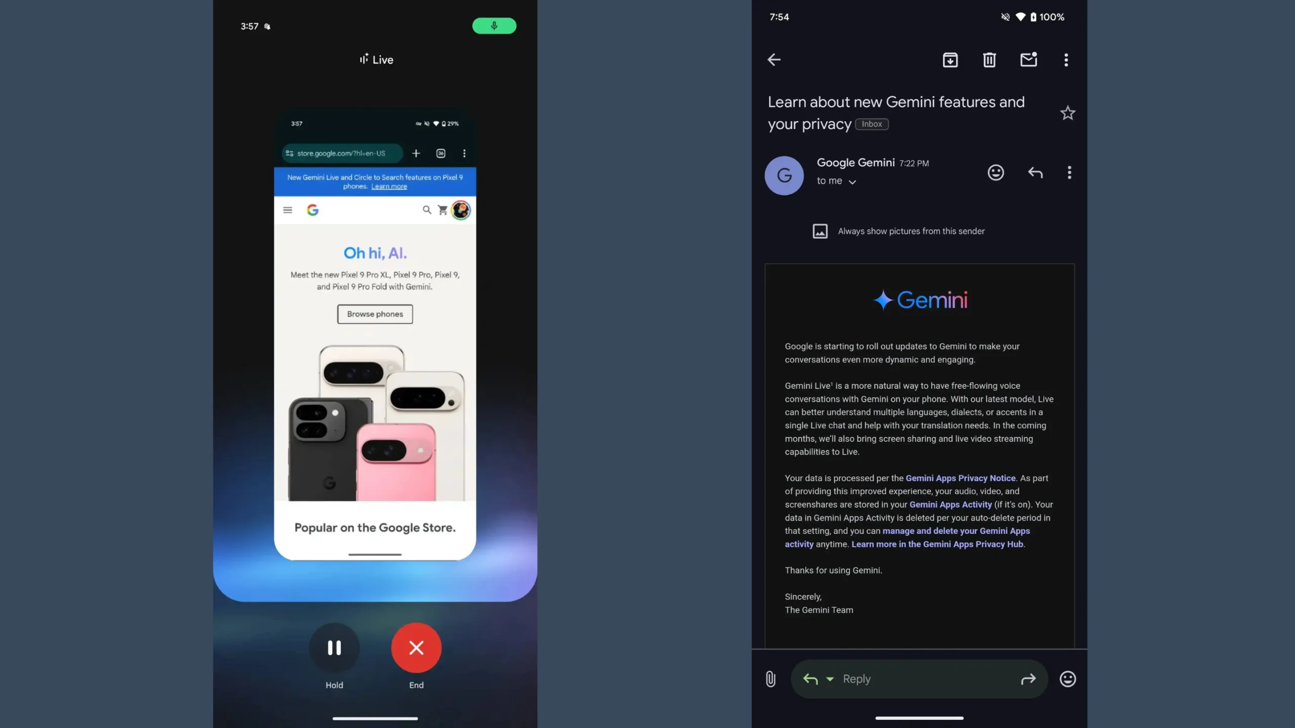 Google aprimora Gemini Live com interações mais naturais 2 Aprimoramento Gemini Live