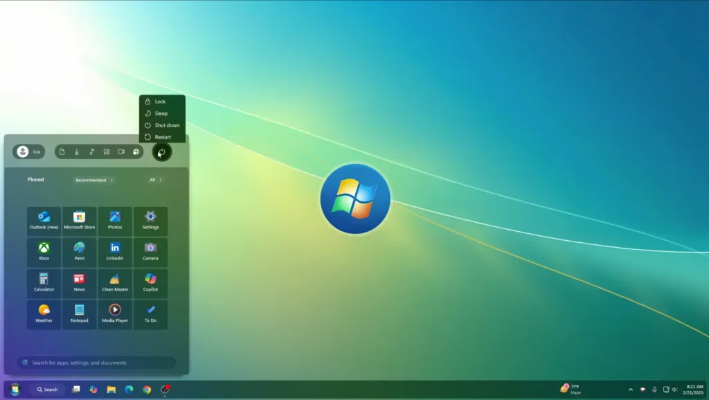 Imagem do Windows Vista 2025