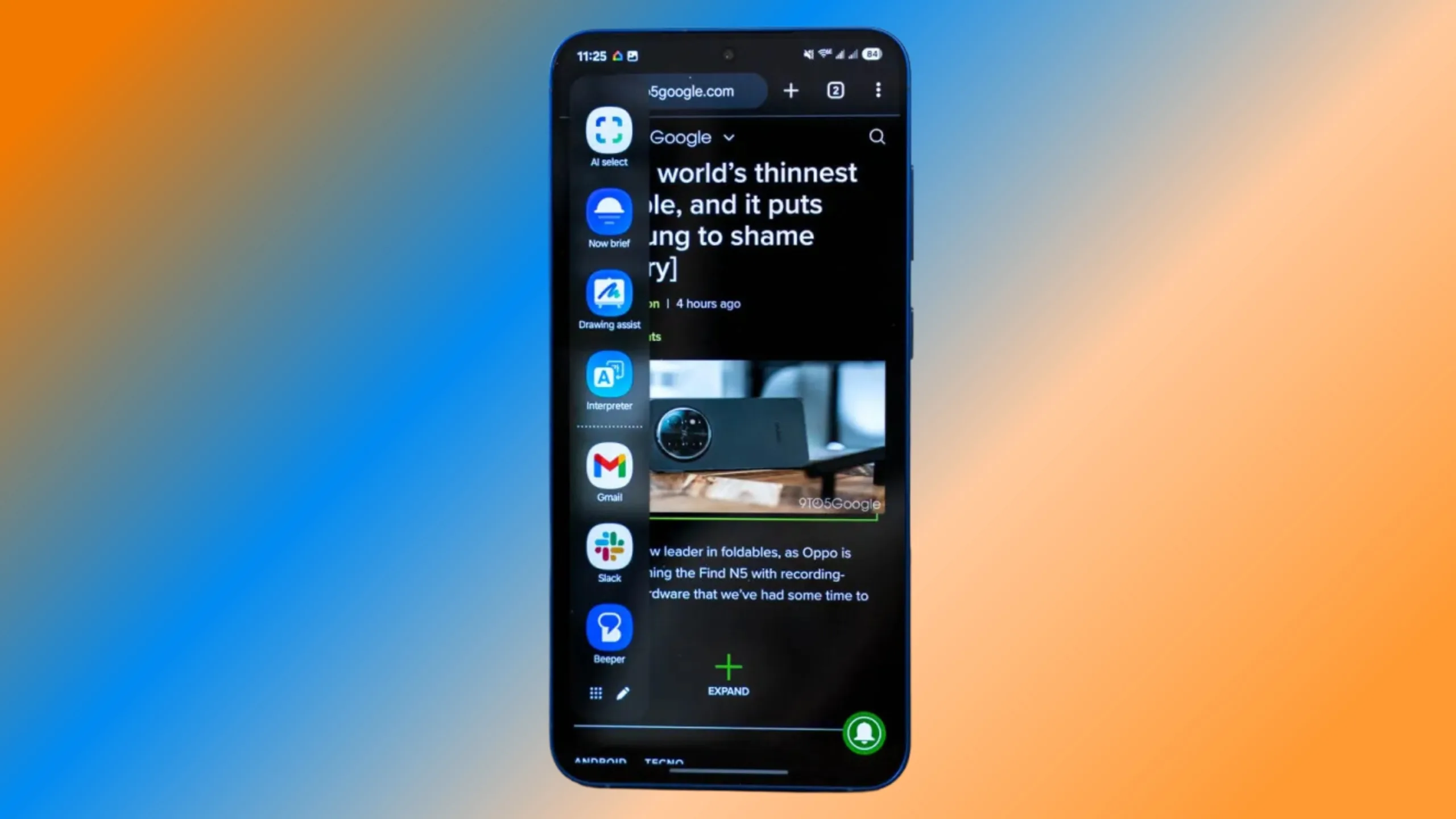 Edge Panel One UI 7