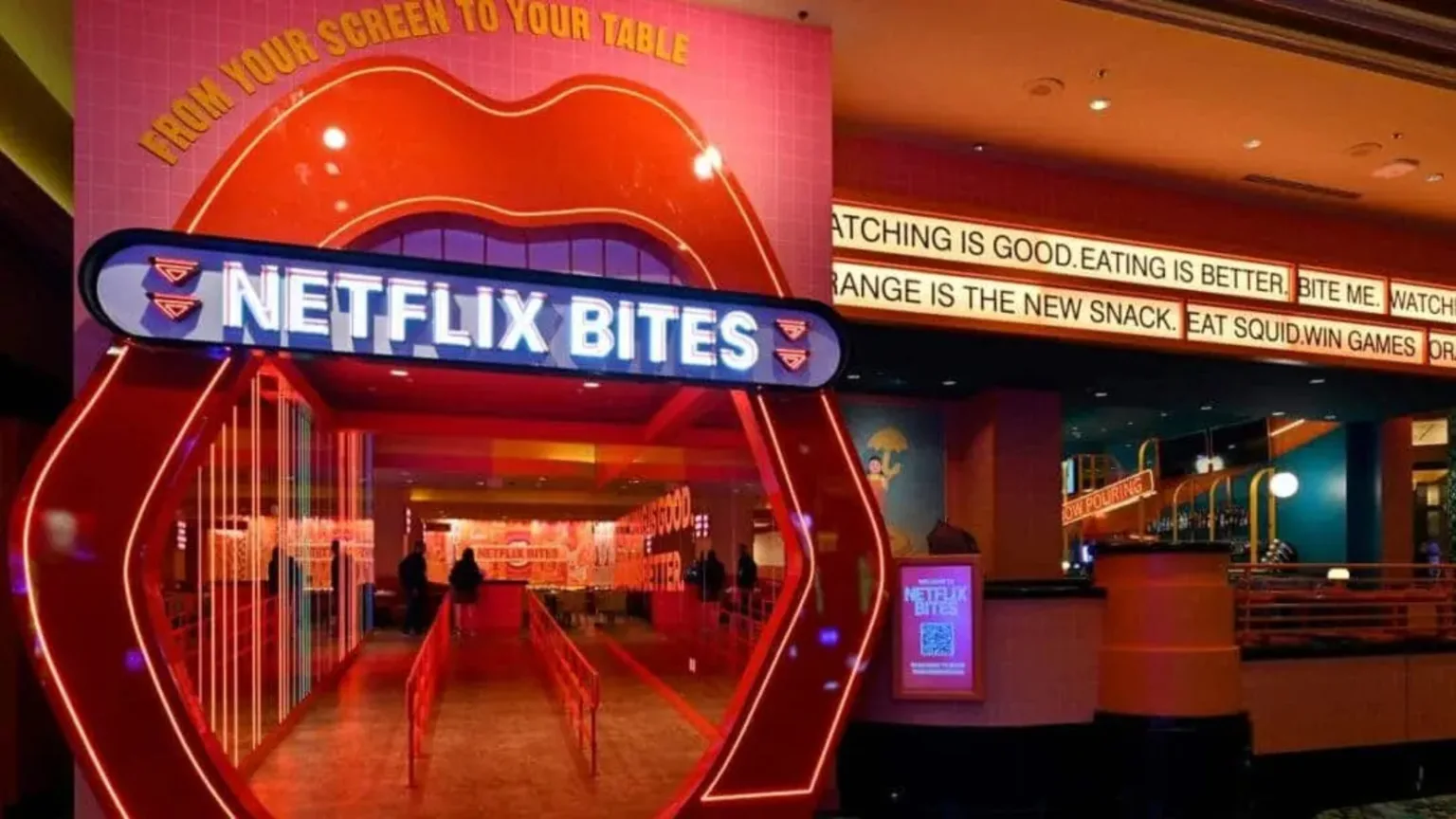 Netflix abre restaurante temático em Las Vegas com experiências imersivas 1 Netflix Bites restaurante