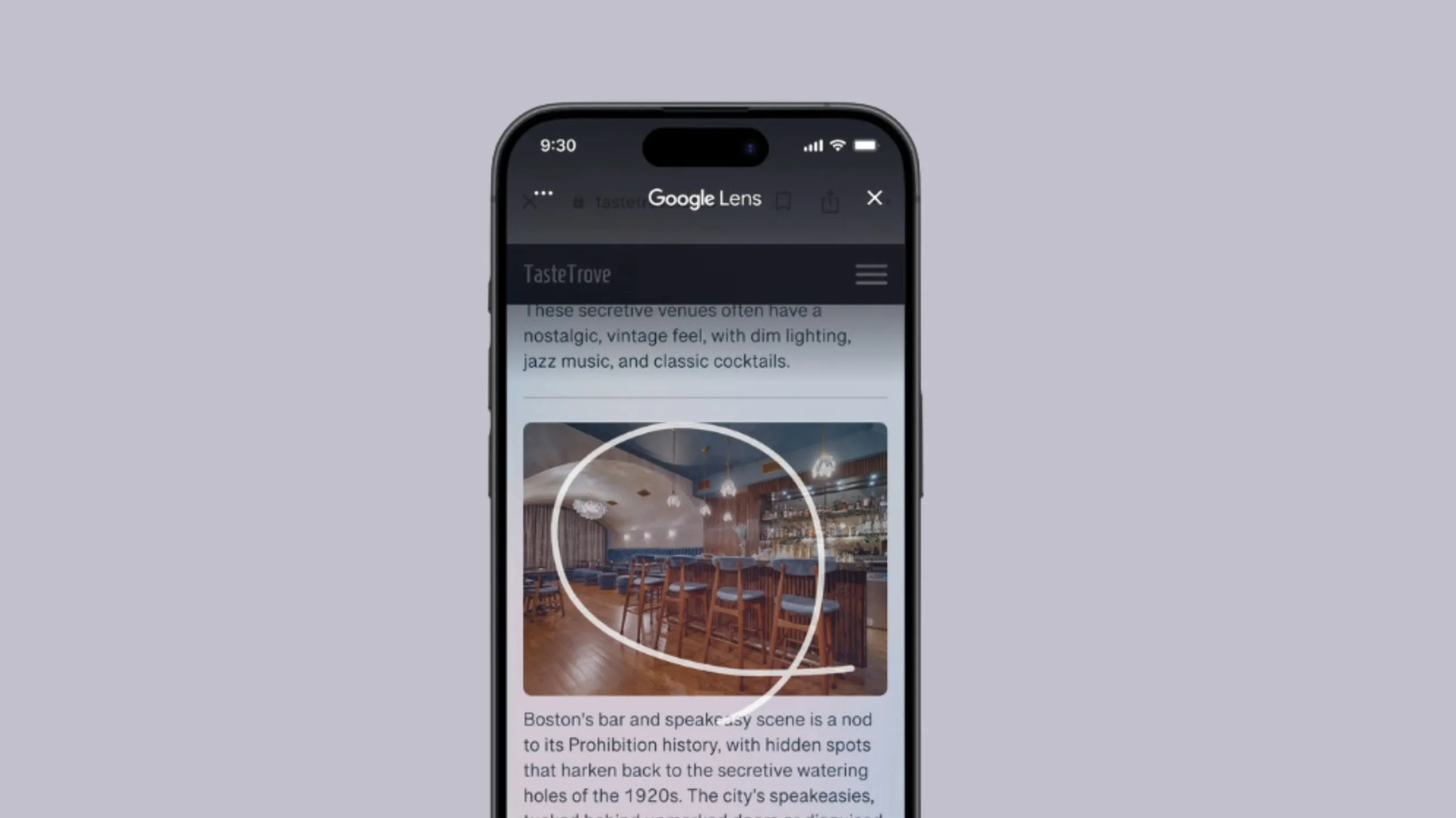 Google traz "Circle to Search" para iPhones e iPads 2 Circle to Search