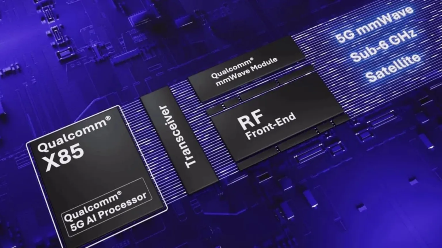 Qualcomm revela modem X85 5G com velocidades de até 12,5 Gbps 1 Qualcomm modem X85
