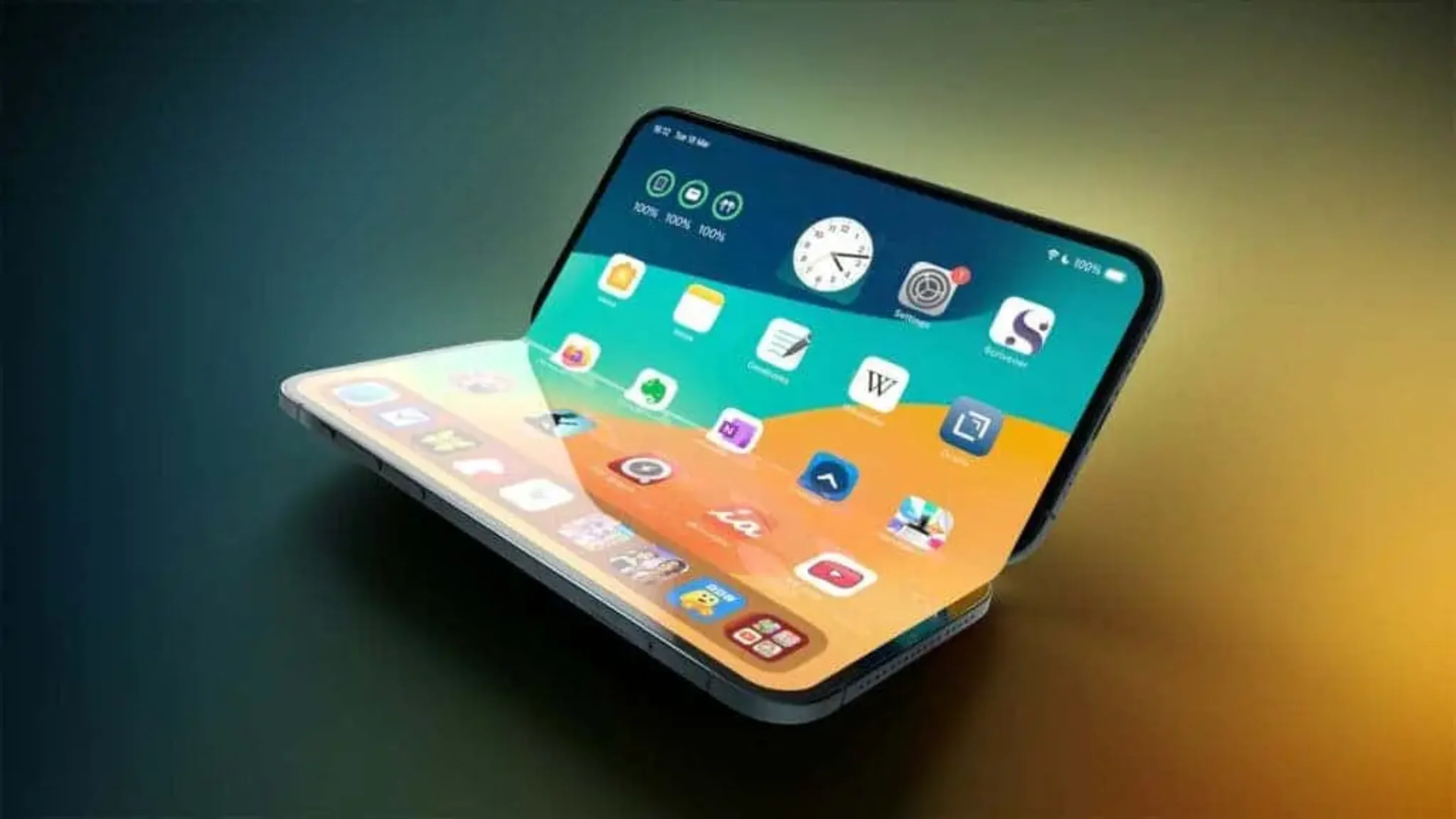 iPhone dobrável da Apple pode revolucionar com design sem vinco 2 iPhone dobrável
