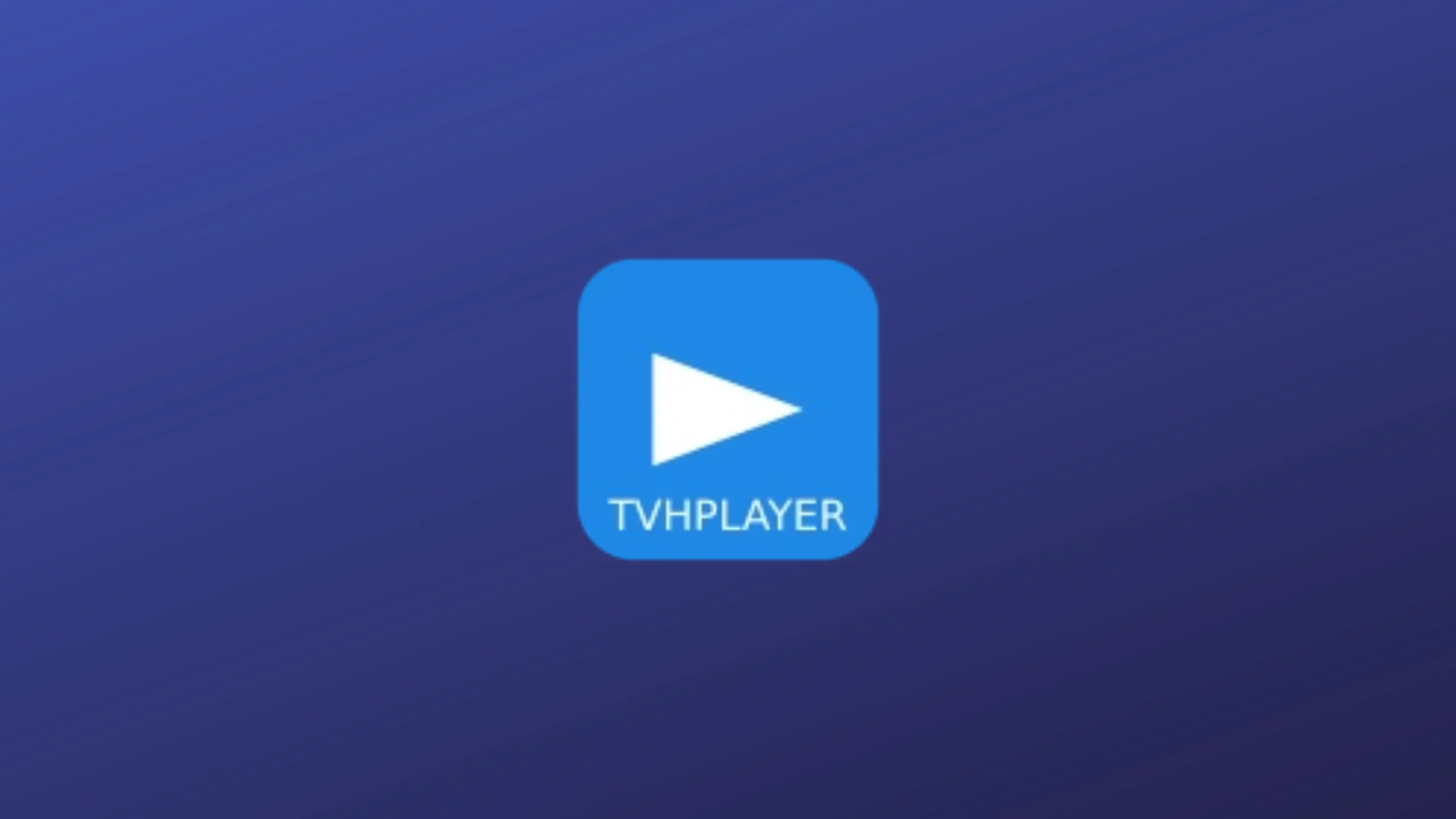 Imagem com a logomarca do TVHplayer