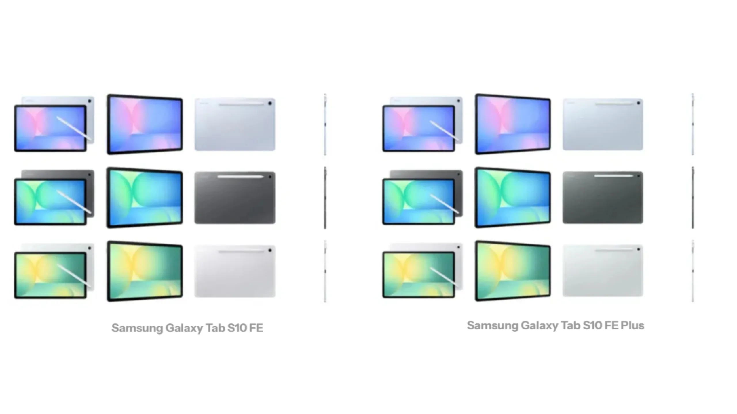 Vazamento do Galaxy Tab S10 FE e FE Plus revela detalhes e preços 2 Samsung Galaxy Tab S10 FE e FE Plus