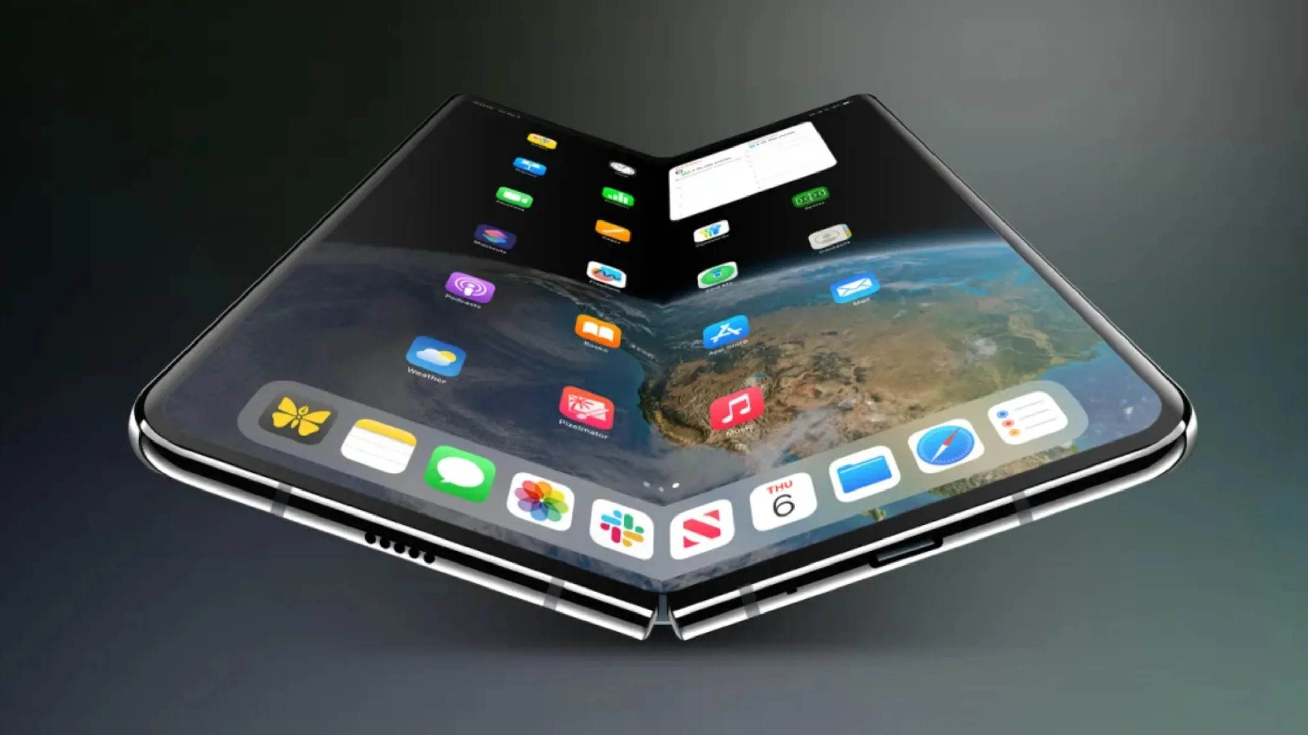 Apple testa câmera sob tela no futuro iPhone dobrável 2 iPhone dobrável