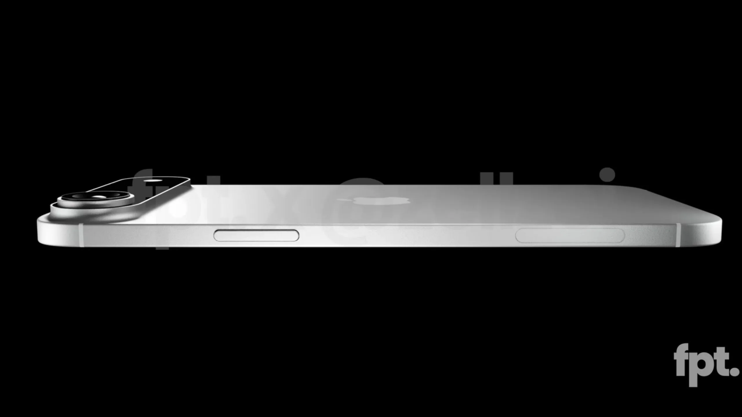 Render vazado do iPhone 17 Air de lado