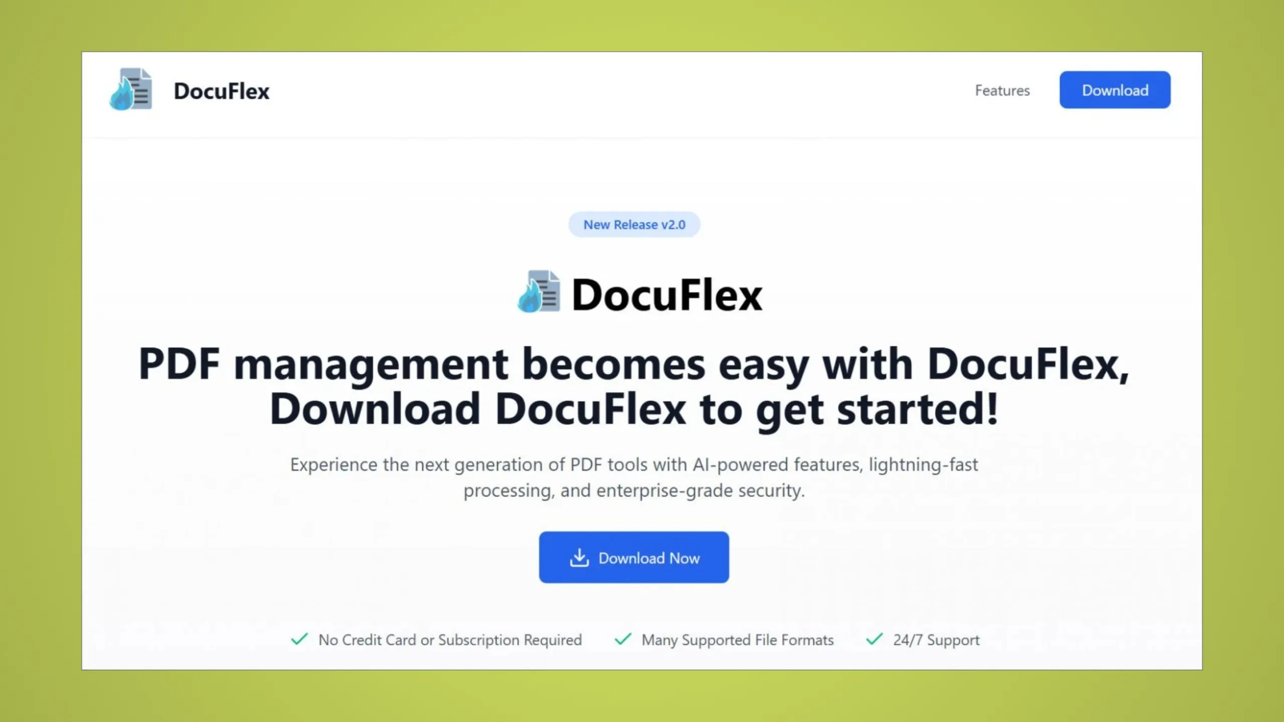 Alertas do FBI confirmam: conversores de arquivos falsos espalham malware 2 Site DocuFlex que estava disponível em fevereiro de 2025