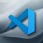 Imagem com a logomarca do VSCode