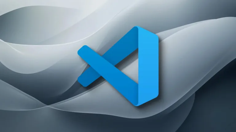 Imagem com a logomarca do VSCode