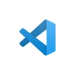 Imagem com a logomarca do VSCode