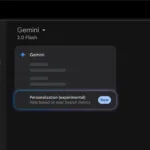 Personalização Gemini