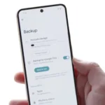 Página de backup Android